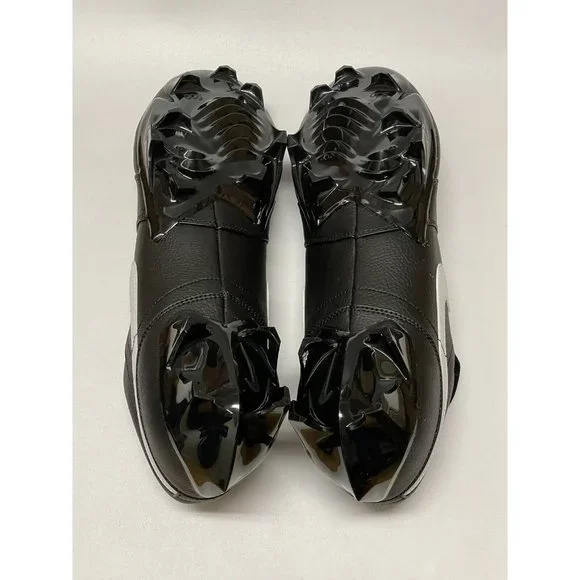 Nike Jordan 1 Low TD Football Cleats Black FJ6245-001 Men's Size 14 US